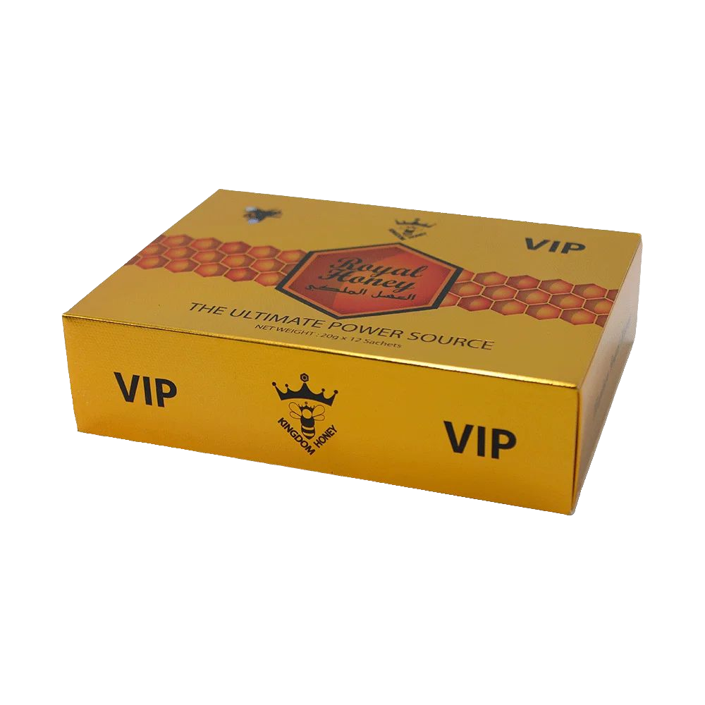 ORIGINAL ROYAL VIP HONEY (12 PACKS X 20 GRAMS)