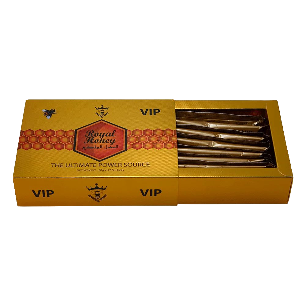 ORIGINAL ROYAL VIP HONEY (12 PACKS X 20 GRAMS)