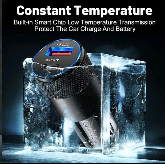 38W Car Charger – Fast Charging USB Power Adapter for All Devices