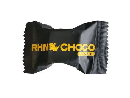 Rhino-Chocovip Chocolate for Men 12 Pieces 10 grams each of Rhino-Choco