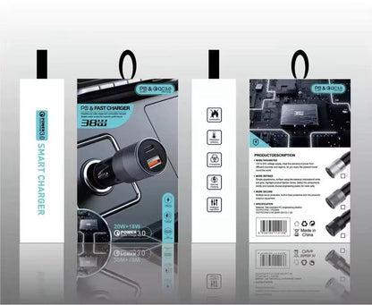 38W Car Charger – Fast Charging USB Power Adapter for All Devices