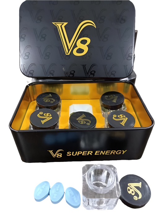 V8 Super Energy Blue Male Enhancement Pills – 100% Genuine