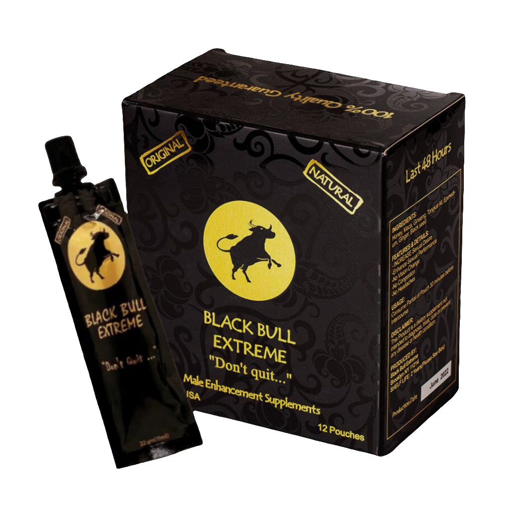 Black Bull Extreme Honey – Box of 12 Sachets
