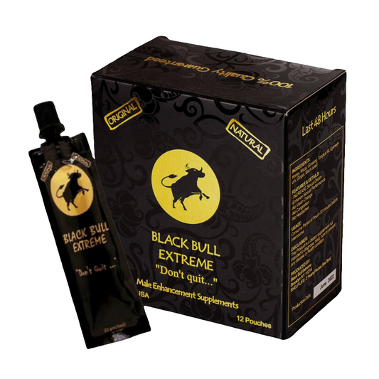Black Bull Extreme Honey – Box of 12 Sachets