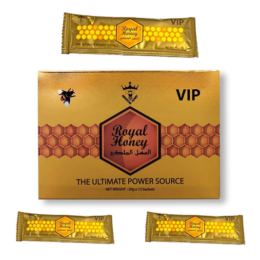 ORIGINAL ROYAL VIP HONEY (12 PACKS X 20 GRAMS)